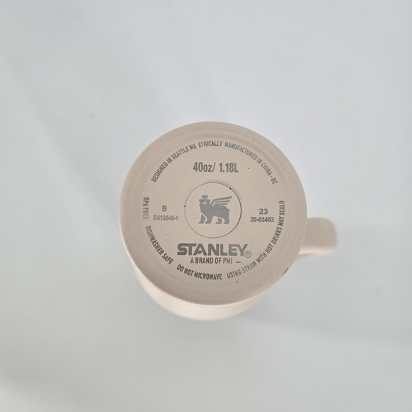 Stanley 40oz Quencher H2.0 Tumbler Blush Pink Handle Cup Aftermarket Lid No Stra - Picture 7 of 11